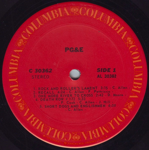 PG&E* : PG&E (LP, Album, San)