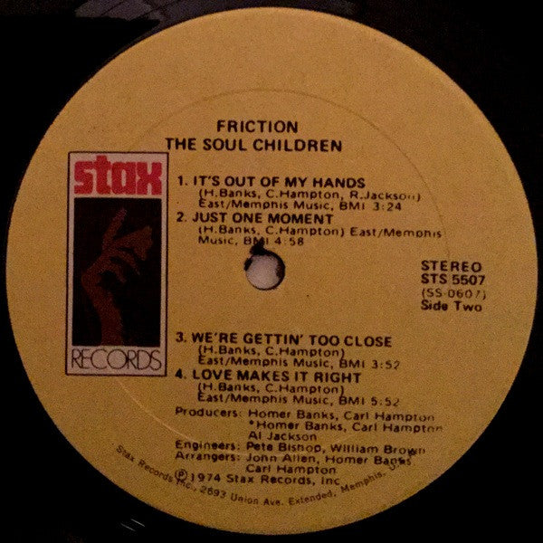 Soul Children : Friction (LP, Album, Son)