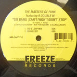 The Masters Of Funk Featuring Nine : Go Bang (Can't / Won't / Don't Stop) (12")