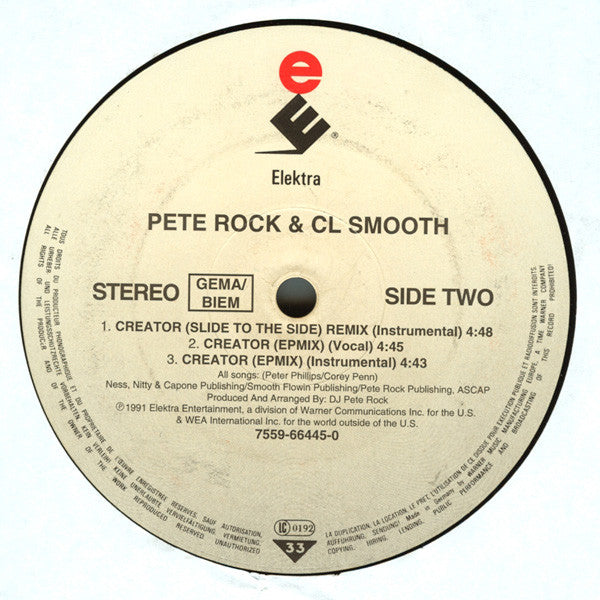 Pete Rock & CL Smooth* : They Reminisce Over You (T.R.O.Y.) (12")
