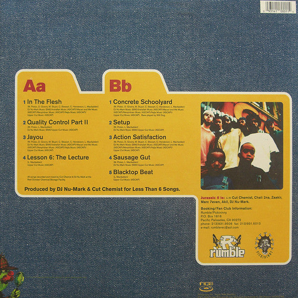 Jurassic•5* : Jurassic 5 EP (12", EP)