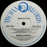 Derrick Harriott : Greatest Reggae Hits (LP, Album)