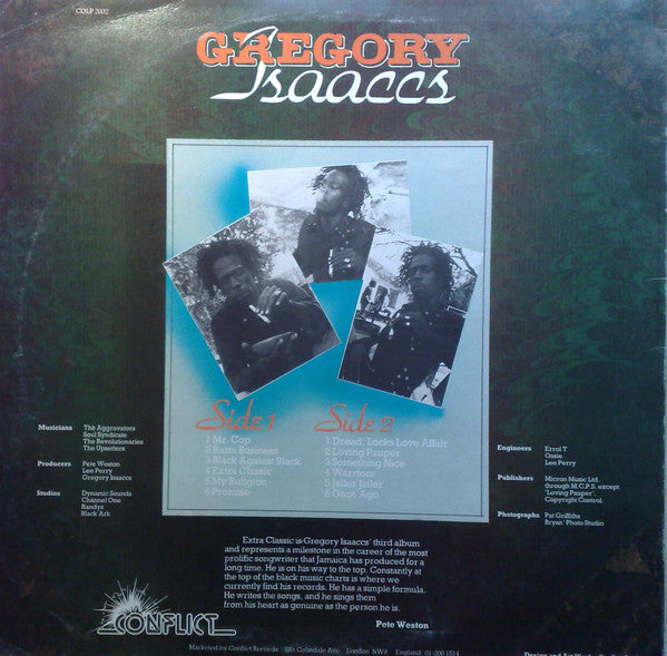 Gregory Isaaccs* : Extra Classic (LP, Album)