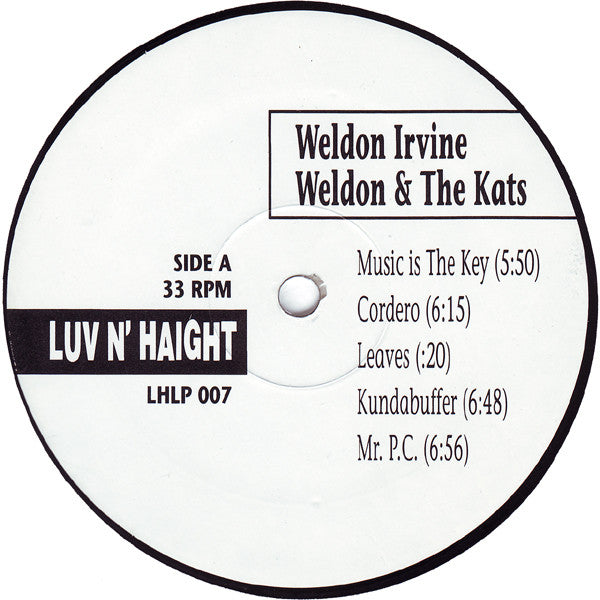 Weldon Irvine : Weldon & The Kats (LP, Album, RE)