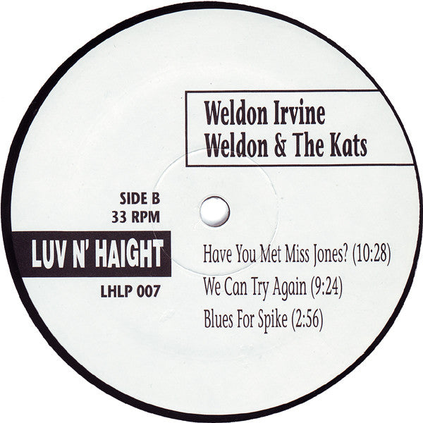 Weldon Irvine : Weldon & The Kats (LP, Album, RE)