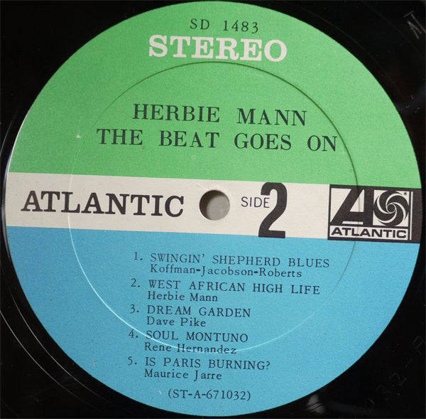 Herbie Mann : The Beat Goes On (LP, Album)