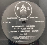 Paranoid London With Josh Caffe : (Vi-Vi) Vicious Games (12")