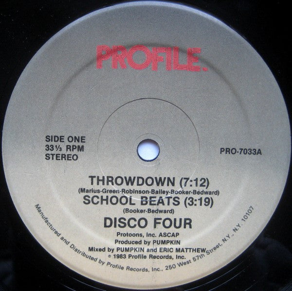 Disco Four : Throwdown (12")