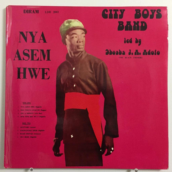 City Boys Band* Led By Ɔboɔba J. A. Adofo (The Black Chinese)* : Nya Asem Hwe (LP, Album)