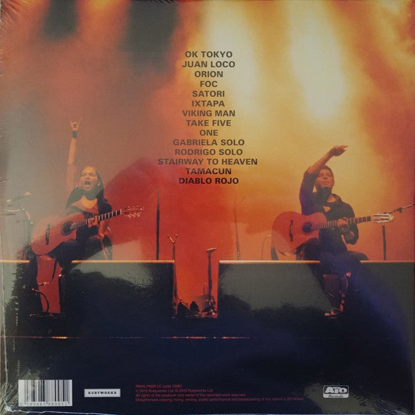 Rodrigo Y Gabriela : Live In Japan (2xLP, Album, Red)