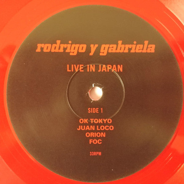 Rodrigo Y Gabriela : Live In Japan (2xLP, Album, Red)