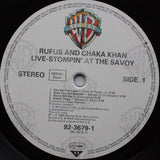 Rufus & Chaka Khan : Live - Stompin' At The Savoy (2xLP, Album, Gat)