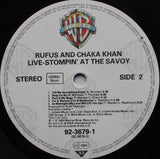 Rufus & Chaka Khan : Live - Stompin' At The Savoy (2xLP, Album, Gat)