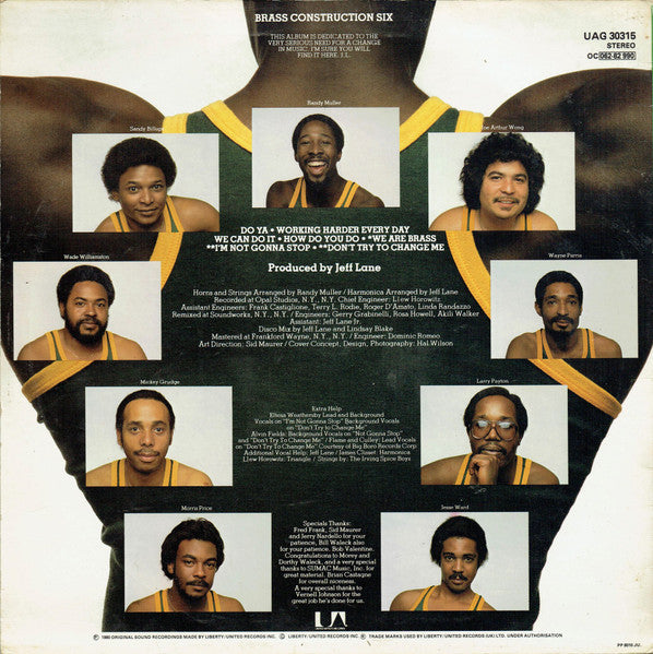 Brass Construction : Brass Construction 6 (LP, Album)