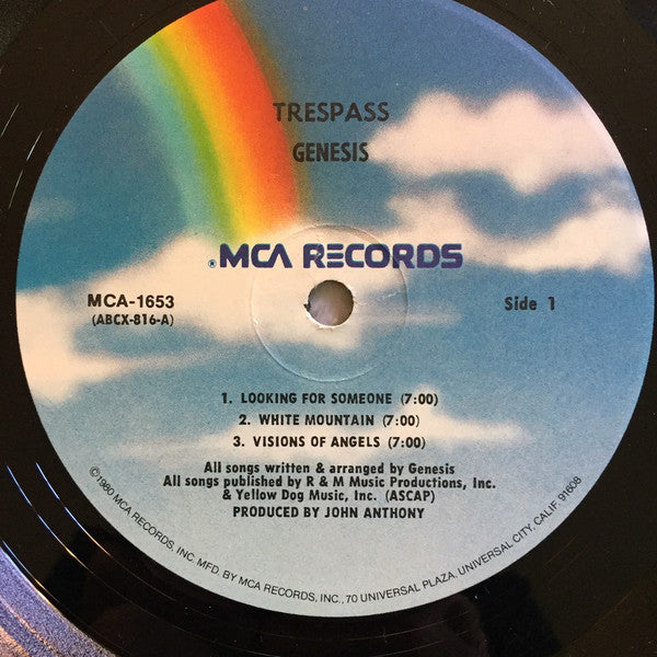 Genesis : Trespass (LP, Album, RE)