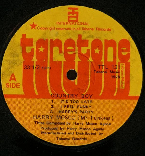 Harry Mosco : Country Boy (Mr. Funkees) (LP, Album)