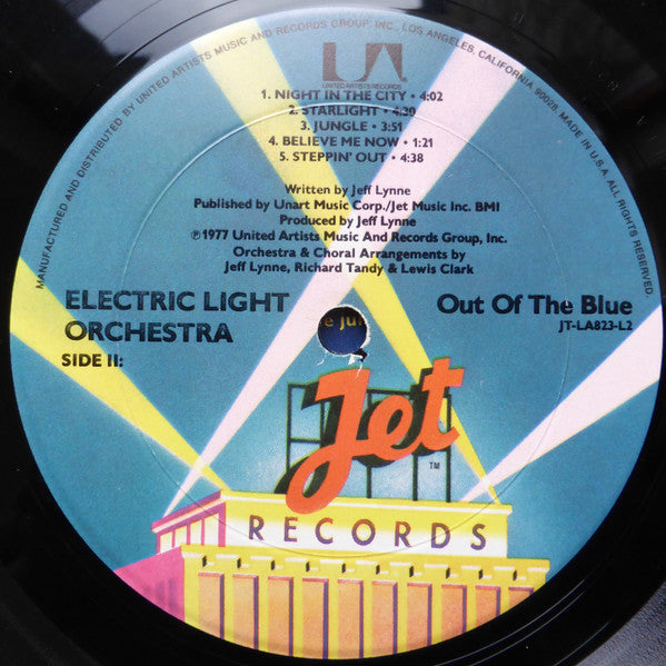 Electric Light Orchestra : Out Of The Blue (2xLP, Album, Gat)