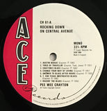 Pee Wee Crayton : Rocking Down On Central Avenue (Pee Wee Crayton Volume Two) (LP, Comp, Mono)