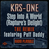KRS-One : Step Into A World (Rapture's Delight) - The Remix (12", Promo)