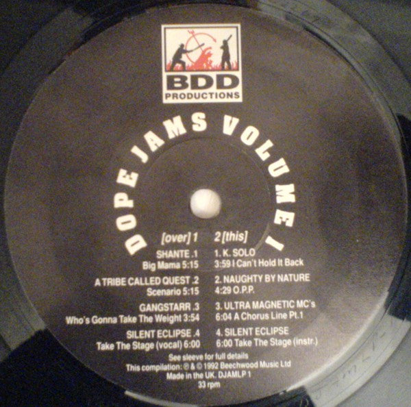 Various : Dope Jams Volume 1 (LP, Comp)