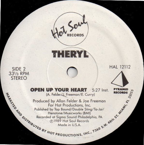 Theryl : Open Up Your Heart (12")