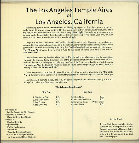 Temple Aires : He Love's Me (LP, Album)