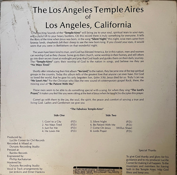 Temple Aires : He Love's Me (LP, Album)