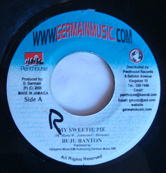 Buju Banton : My Sweetie Pie (7")