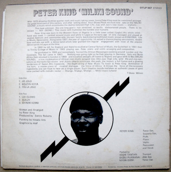 Peter King : Miliki Sound (LP, Album)