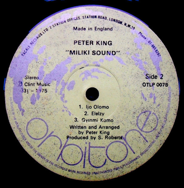 Peter King : Miliki Sound (LP, Album)