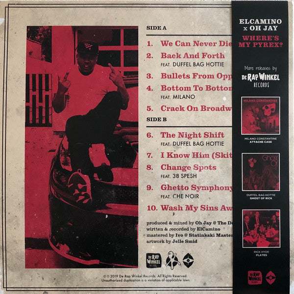 Elcamino (2) x Oh Jay : Where's My Pyrex? (LP, Album, Ltd, Num, Mag)