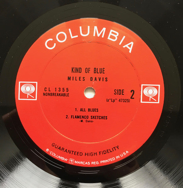 Miles Davis : Kind Of Blue (LP, Album, Mono, RE)