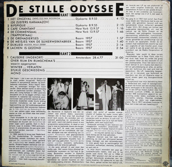 Drs. P : De Stille Odyssee 1955-1977 (LP)