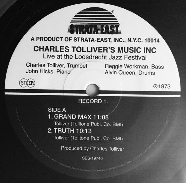 Charles Tolliver's Music Inc* : Live At The Loosdrecht Jazz Festival (2xLP, Album, Ltd, RE, RM, Gat)