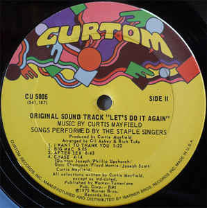 The Staple Singers : Let's Do It Again (Original Soundtrack) (LP, Album, Ter)