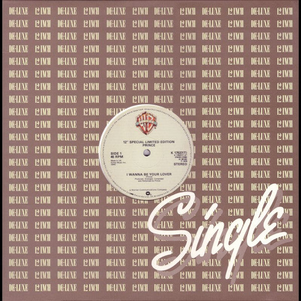 Prince : I Wanna Be Your Lover (12", Single, Ltd, RE)