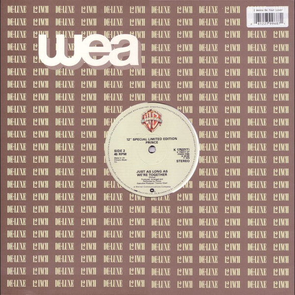 Prince : I Wanna Be Your Lover (12", Single, Ltd, RE)