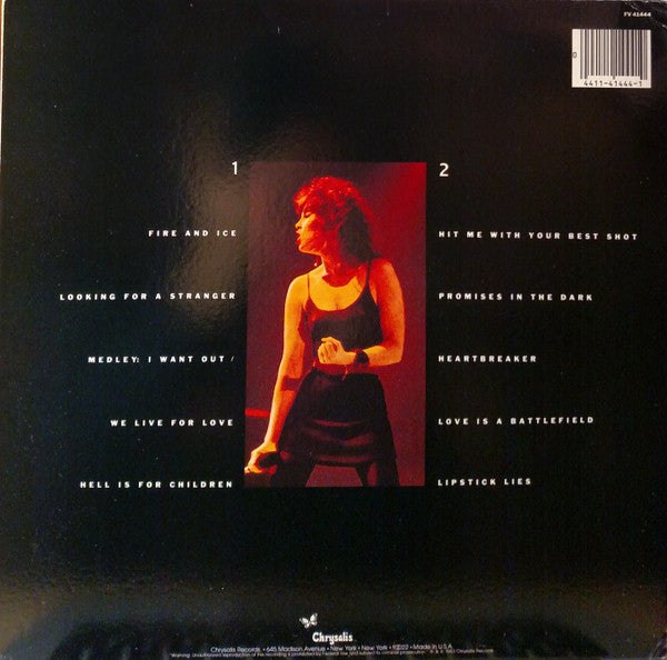 Benatar* : Live From Earth (LP, Album, Pit)