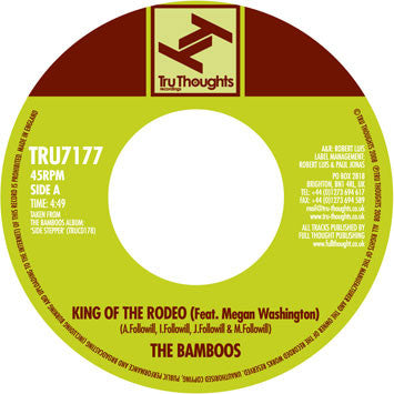 The Bamboos : King Of The Rodeo (7", Single)