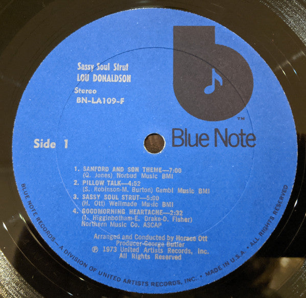 Lou Donaldson : Sassy Soul Strut (LP, Album)