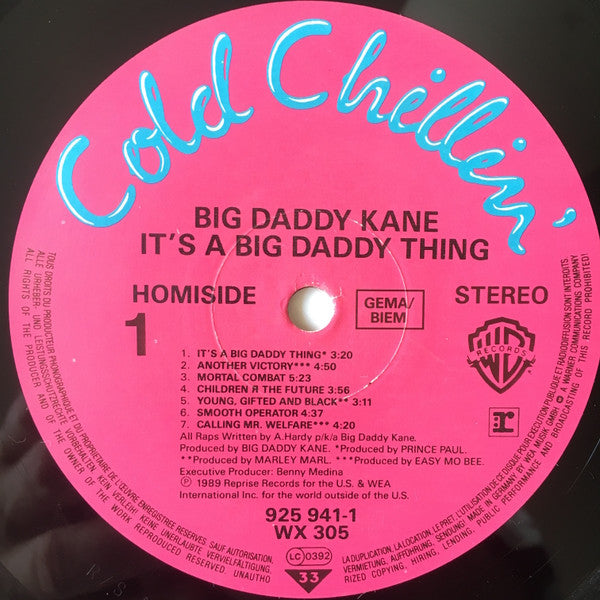 Big Daddy Kane : It's A Big Daddy Thing (LP, Album)