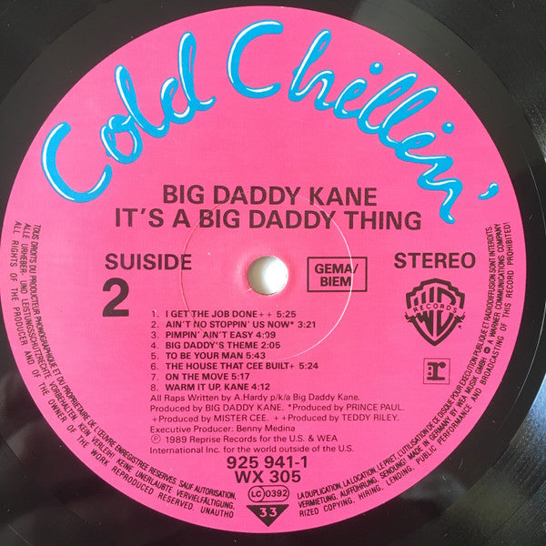 Big Daddy Kane : It's A Big Daddy Thing (LP, Album)