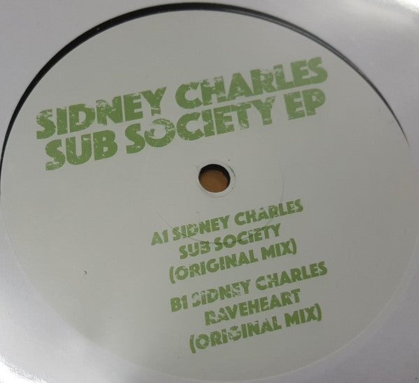 Sidney Charles : Sub Society EP (12", EP)