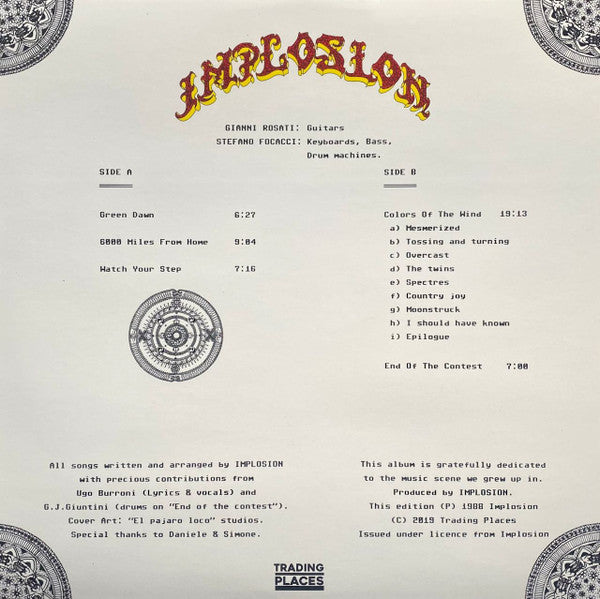 Implosion : Implosion (LP, Album, RE)