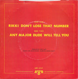 Steely Dan : Rikki Don't Lose That Number (7", Single, RE, Yel)