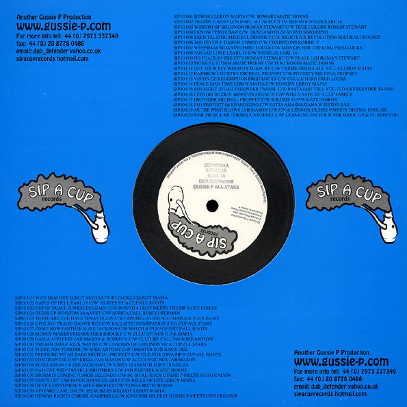 Earl Sixteen : Jah Jah Love I / Menelik (10", RP)