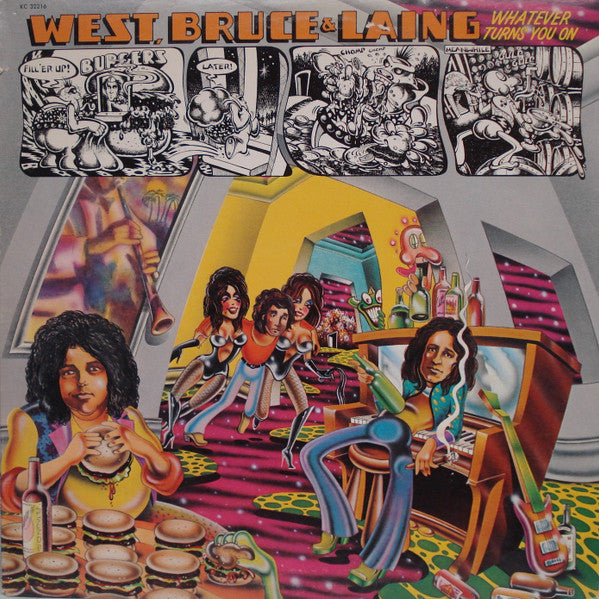 West, Bruce & Laing : Whatever Turns You On (LP, Album, Pit)