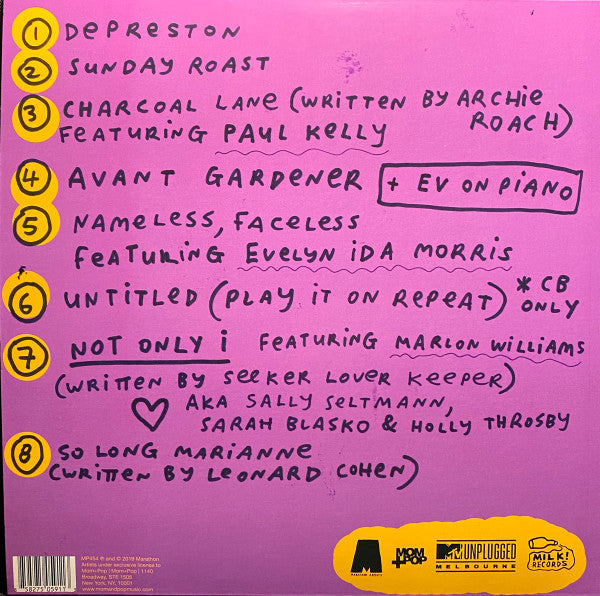 Courtney Barnett : MTV Unplugged (LP, Album, Ltd, Aqu)