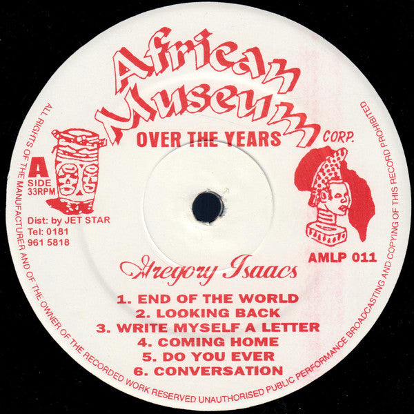 Gregory Isaacs : Over The Years (LP, Comp)