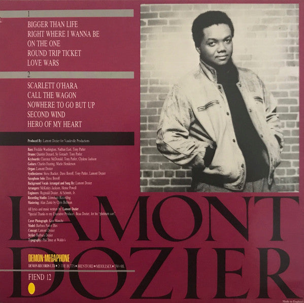 Lamont Dozier : Bigger Than Life (LP, Album)